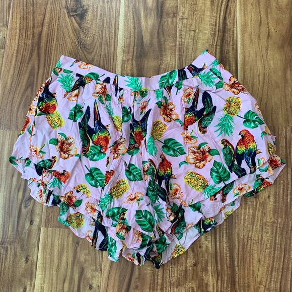 forever 21 flowy shorts
